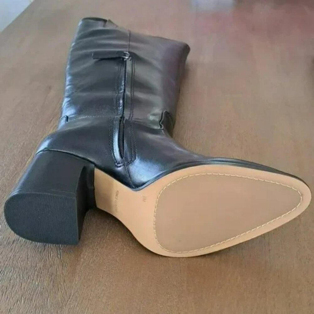 Vince Camuto Evronna Tall Boots - Color: Black - Size: Women 9 - Picture 8 of 11